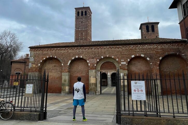 the churches of milano running tour